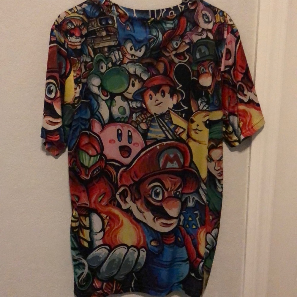 Exclusive XL SuperSmashBros Melee Polyester TShirt